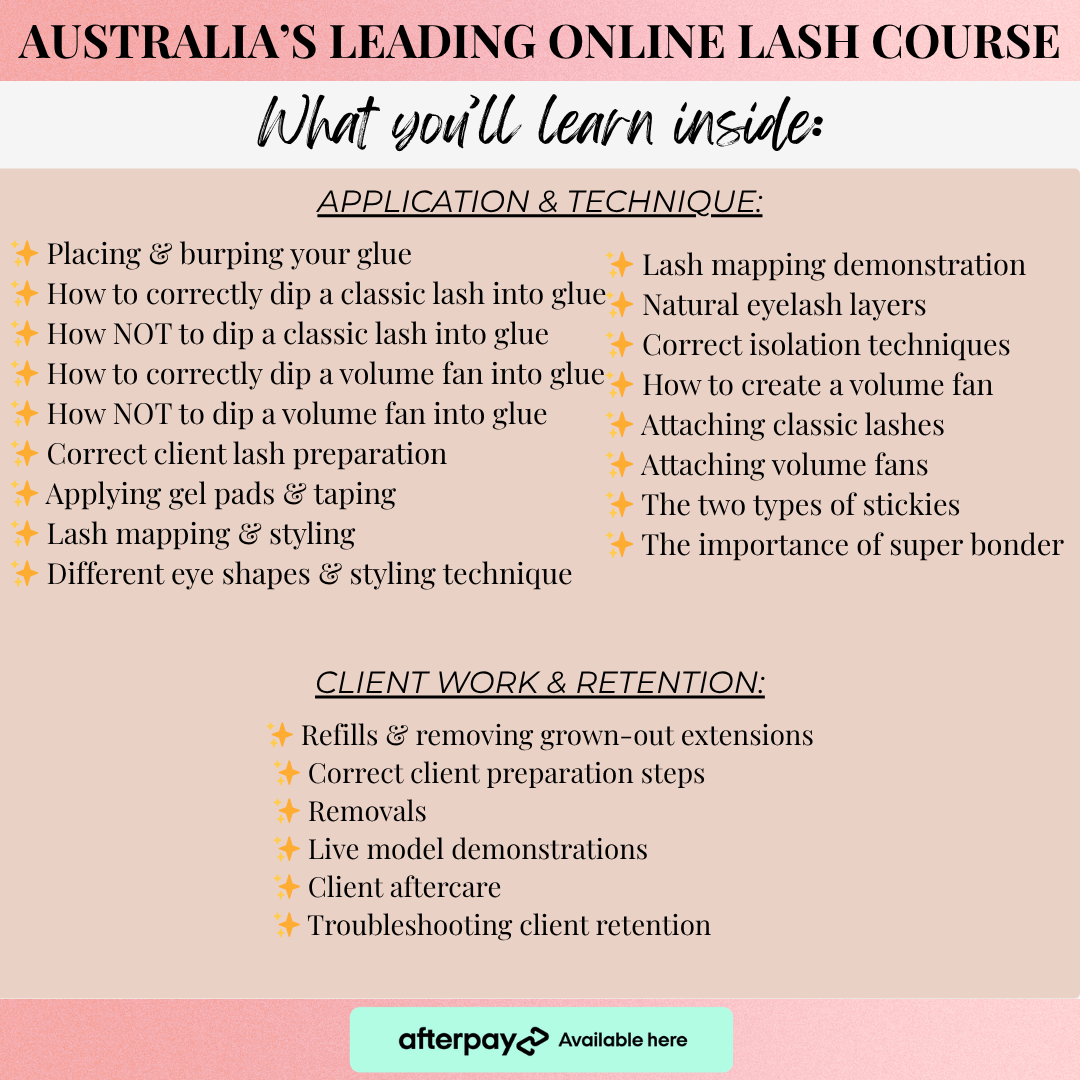 Beauty By Bella K's Online Classic & Volume Lash Course