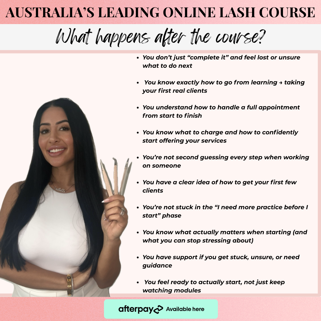 Beauty By Bella K's Online Classic & Volume Lash Course